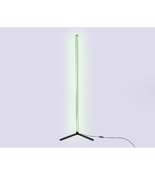 Светильник Ambrella light FL8027 BK черный LED 20W RGB D32*1650 (ПДУ РАДИО 2.4G)