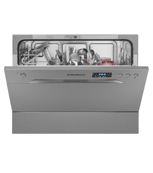 Посудомоечная машина Maunfeld MLP-06DS, серый, 55 см, 6 компл., 49 дБ, класс A+