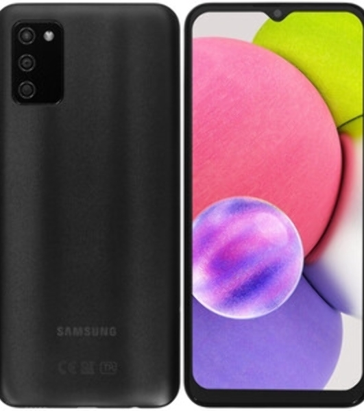 Дисплей (модуль) для Samsung Galaxy A03S SM-A037F в сборе с тачсркином (full size) черный