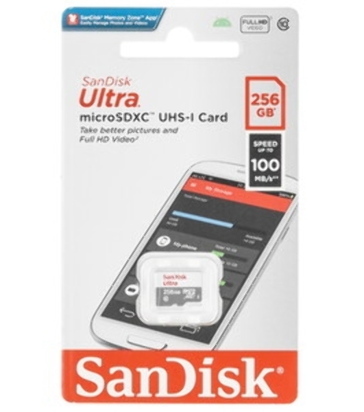 Флеш карта MICRO SDXC 256Gb UHS-I SDSQUNR-256G-GN3MN SANDISK