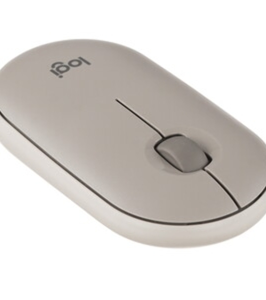 Мышь беспроводная Logitech Pebble M350 белый, 1000 dpi, радиоканал, Bluetooth, USB, кнопки - 3