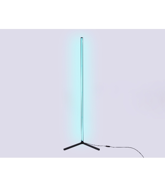 Светильник Ambrella light FL8027 BK черный LED 20W RGB D32*1650 (ПДУ РАДИО 2.4G)