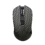 Мышь беспроводная Qumo Kevlar M26 черный, 1600 dpi, радиоканал, USB, кнопки - 4, фото2