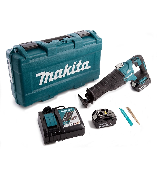 Ножовка Makita DJR187RTE 18В. 2х5АчLi-ion. 0-3000об\м. ход-32мм. рез-255мм