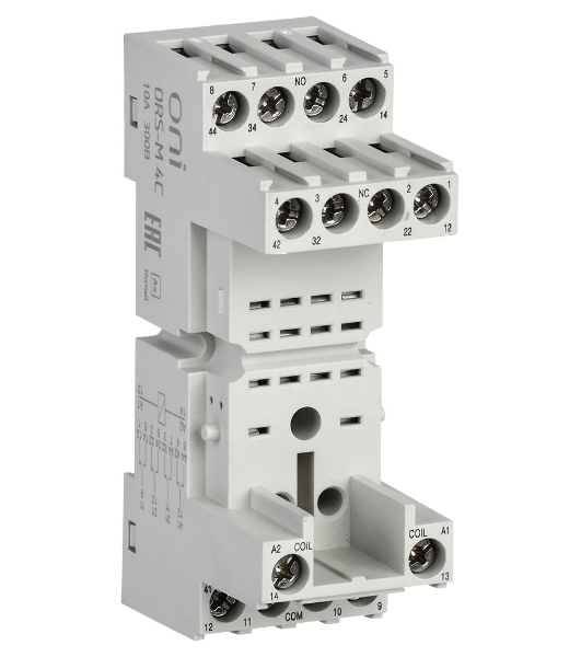 Розетка ORS-M для реле ORM 4C ONI ORS-M-1-4-G