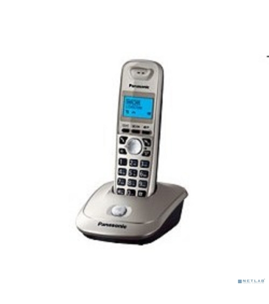 Телефон Panasonic KX-TG2511RUN (платиновый) АОН, Caller ID,спикерфон на трубке,переход в Эко режим одним нажатием