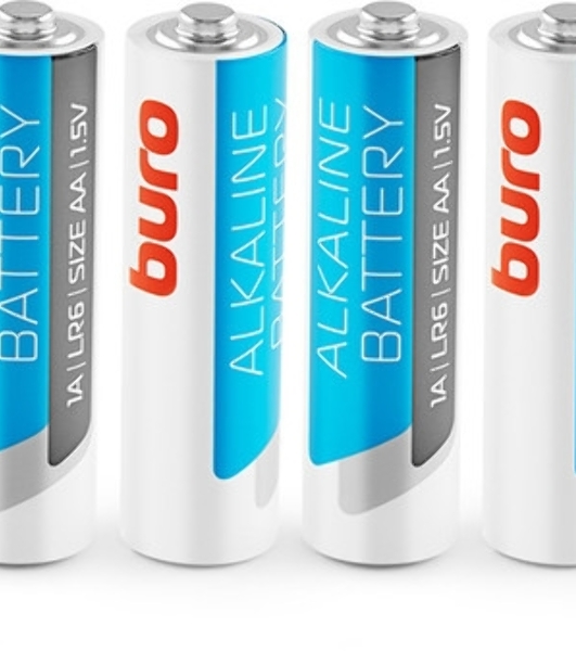 Батарея Buro Alkaline LR6 AA (2шт) блистер