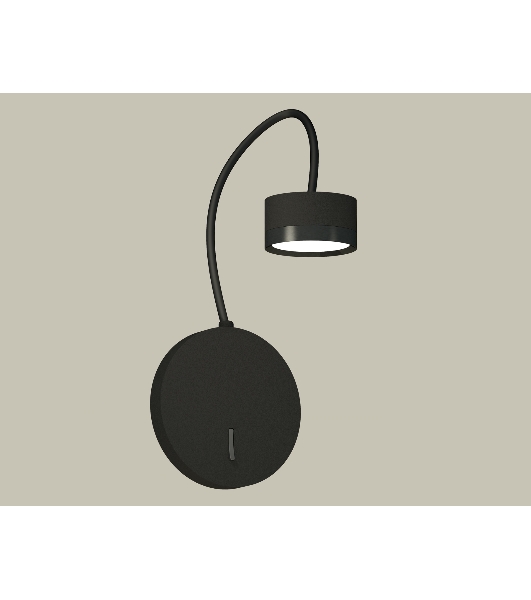 Светильник Ambrella light XB9596150 SBK/PBK черный песок/черный полированный GX53 (C9596, N8113)