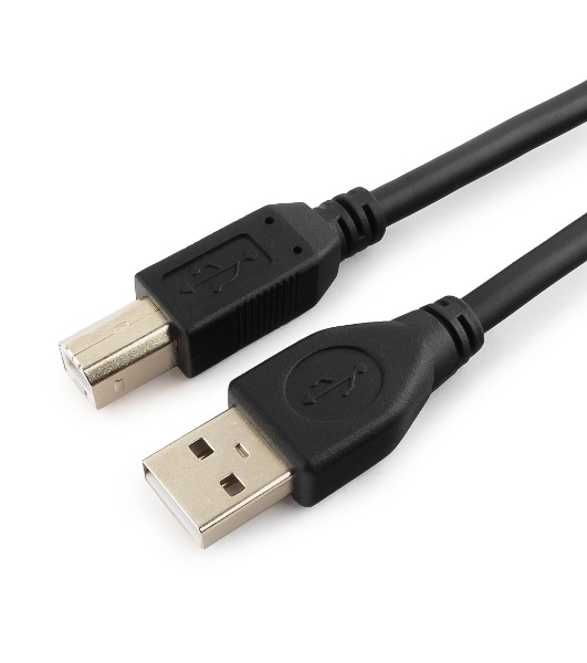 Кабель Gembird/Cablexpert USB 2.0 Pro, AM/BM, 4.5м, экран,2феррит.кольца, черный, пакет