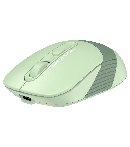 Мышь беспроводная A4Tech Fstyler FB10C зеленый, 2000 dpi, радиоканал, Bluetooth, USB, кнопки - 4
