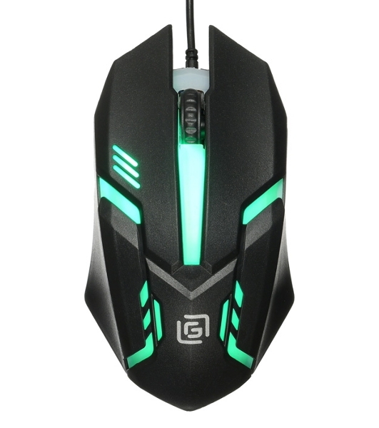Мышь проводная Oklick 396M INSOMNIA черный, 1000 dpi, USB, кнопки - 3
