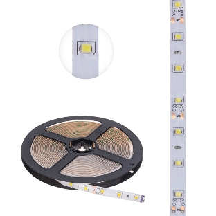 Лента светодиодная 5 м 12 В 2835 2700 К IP65 60 LED/м для БП с клеммами LAMPER