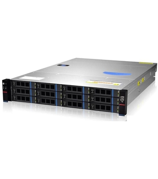 Серверный корпус Gooxi RMC2112-670-HS-NV-D 2U 12bay chassis SAS/SATA/NVME backplane rear 2*2.5'SAS/SATA 1300W 1+1 EU power cables rail kit