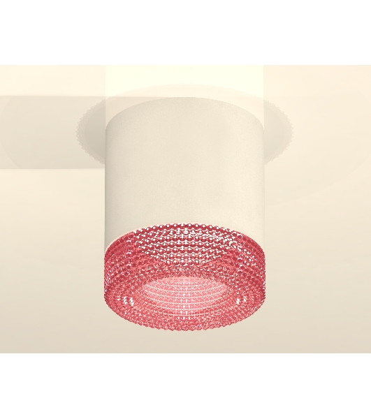 Светильник Ambrella Light XS7401022 SWH/PI белый песок/розовый MR16 GU5.3 (C7401, N7193)
