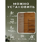 Зеркало Bau Stil 70х80, сенсорная LED подсветка, пластиковый защитный корпус, фото5