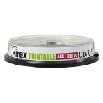 Диск CD-R Mirex 700 Mb, 48х, Cake Box (10), Ink Printable (10/300), фото 1