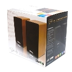 Акустическая система Dialog AST-20UP - акустические колонки 2.0, 6W RMS, Cherry, питание от USB, фото 1
