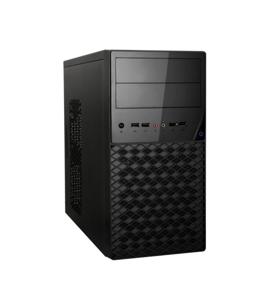 Компьютерный корпус ExeGate EX284029RUS Minitower BA-203U Black, mATX, (AA450, 80мм), 2хUSB+1хUSB 3.0, Audio