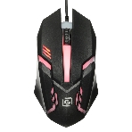 Мышь проводная Oklick 396M INSOMNIA черный, 1000 dpi, USB, кнопки - 3, фото11