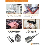 Коронка по бетону, М22 х 68 мм, SDS PLUS, в сборе, фото8