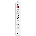 Сетевой фильтр Buro BU-SP1.8 USB 2A-W 1.8 м, 6 розеток, белый, коробка, фото8