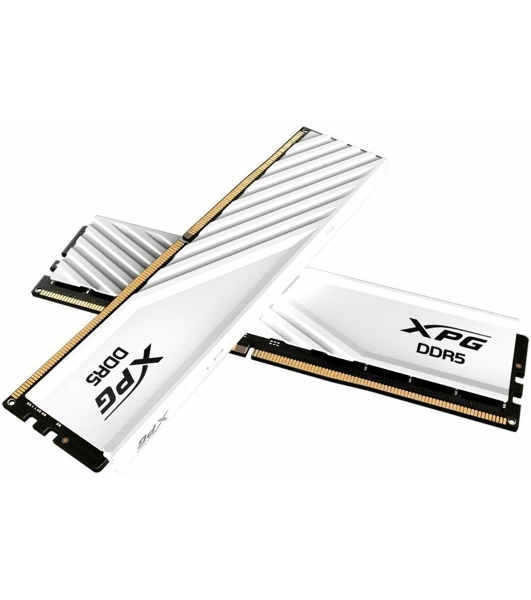 Оперативная память XPG Lancer Blade, DDR5, 32GB (2x16GB), 6400MHz, CL32, DIMM, с радиаторами, белый
