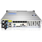 Серверный корпус Gooxi RMC2112-670-HS-NV-D 2U 12bay chassis SAS/SATA/NVME backplane rear 2*2.5'SAS/SATA 1300W 1+1 EU power cables rail kit, фото2