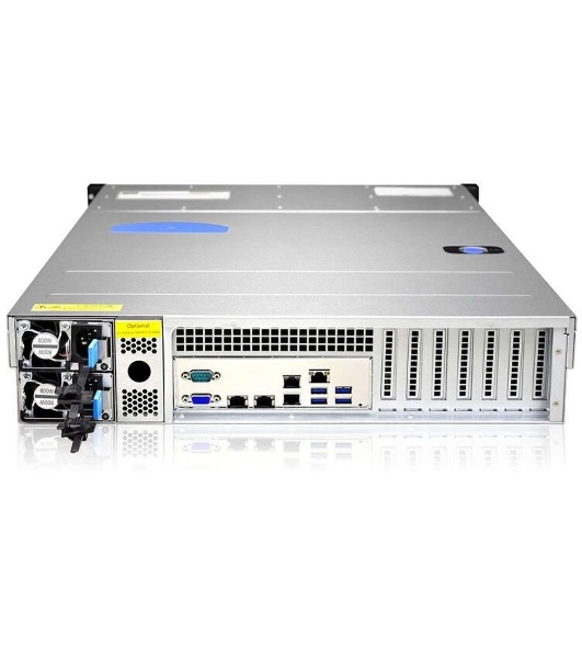 Серверный корпус Gooxi RMC2112-670-HS-NV-D 2U 12bay chassis SAS/SATA/NVME backplane rear 2*2.5'SAS/SATA 1300W 1+1 EU power cables rail kit