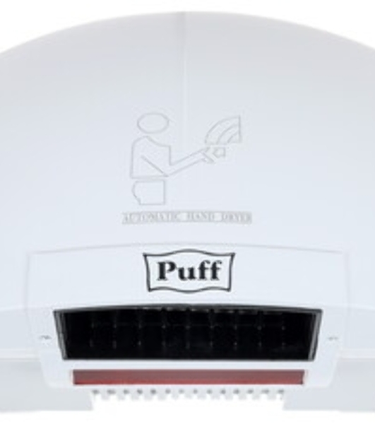 Электросушитель для рук Puff 8950 хром 1кВт антивандальный 205x99x255