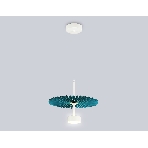 Светильник Ambrella light LH72611 WH/GR белый/бирюзовый 6W 3000K D300*260-1770, фото8