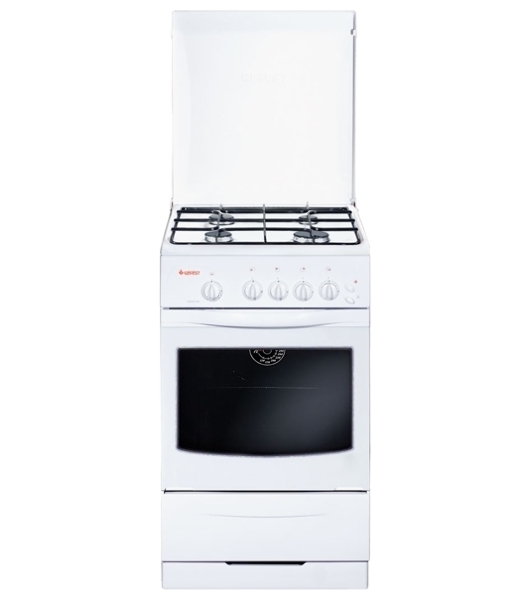 Плита газовая Gefest ПГ 3200-06 белый, конфорок 4 шт, духовка 42 л, 50 см x 85 см x 57 см