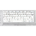 Клавиатура для ноутбука MSI Wind U90 U100 U110 U120, белый, фото 1