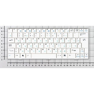 Клавиатура для ноутбука MSI Wind U90 U100 U110 U120, белый