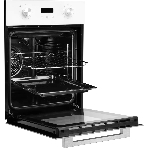 Духовой шкаф электрический Monsher MOE 4592 Blanc ширина 45 см, High-Tech, 50 л, гидролизная очистка, 9 режимов, белый, фото4