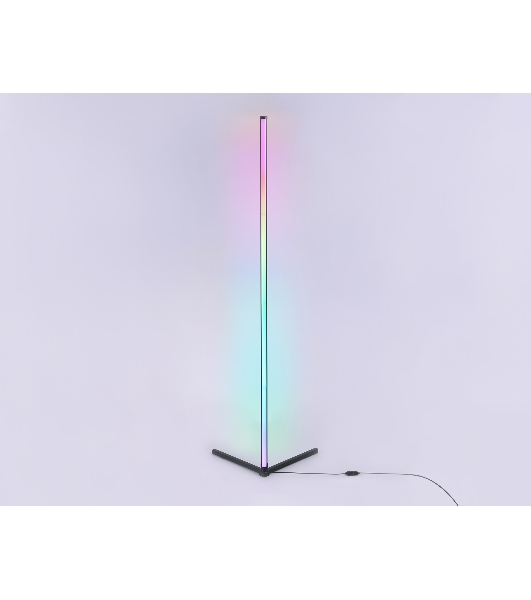 Светильник Ambrella light FL8027 BK черный LED 20W RGB D32*1650 (ПДУ РАДИО 2.4G)