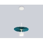 Светильник Ambrella light LH72611 WH/GR белый/бирюзовый 6W 3000K D300*260-1770, фото7