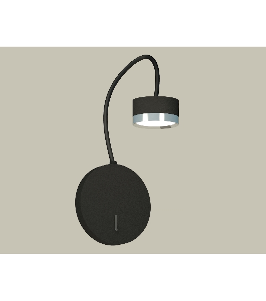 Светильник Ambrella light XB9596151 SBK/PSL черный песок/серебро полированное GX53 (C9596, N8118)