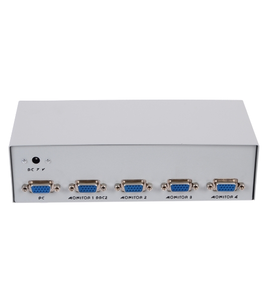 Разветвитель GVS124 Разветвитель сигнала VGA на 4 монитора (Gembird/Cablexpert)