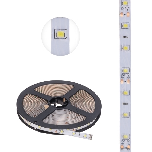 Лента светодиодная 5 м 12 В 2835 6500 К IP65 60 LED/м для БП с клеммами LAMPER
