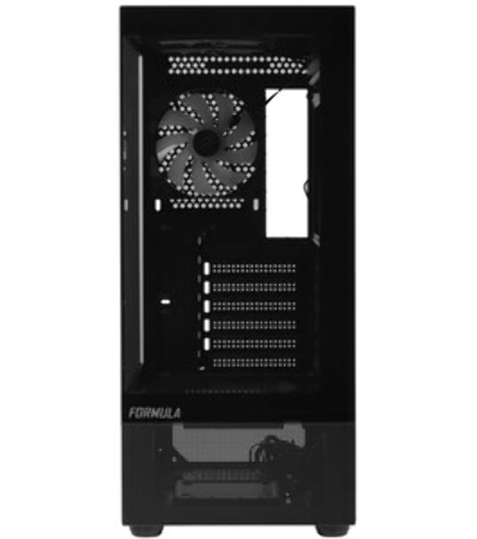 Компьютерный корпус MiniTower AeroCool/Formula Crystal Z1CM PLUS AR black (mATX, без БП, USB Type-A+USB Type-C) (Crystal Z1CM Plus Black AR)