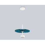 Светильник Ambrella light LH72611 WH/GR белый/бирюзовый 6W 3000K D300*260-1770, фото6