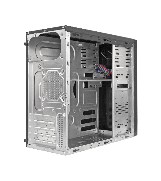 Компьютерный корпус ExeGate EX283245RUS Minitower ExeGate MA-373X-600W-12 (mATX, БП UN600 с вент. 12см, 2*USB, аудио, черный)