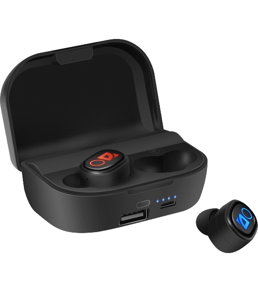 Наушники TWS Defender Twins 639 черный, внутриканальные, Bluetooth, до 4 ч