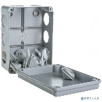Коробка КМ41242 распаячная IEK UKO10-150-110-070-K41-55 для о/п 150х110х70 мм IP55 (RAL7035, 10 гермовводов), фото5