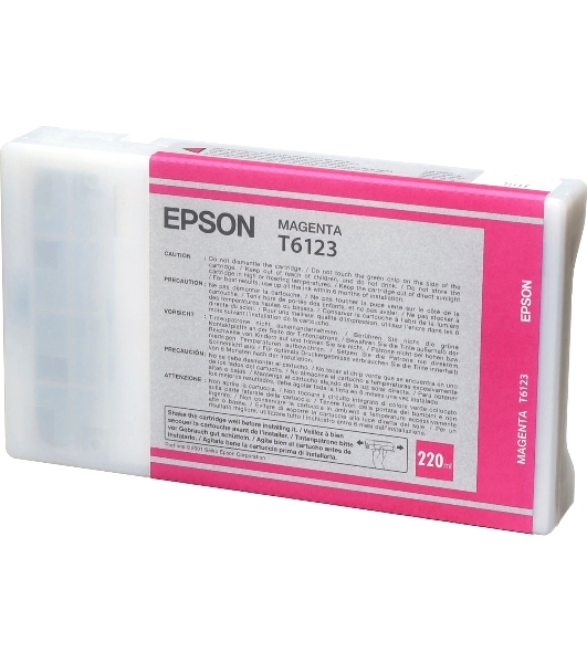 Картридж струйный Epson C13T612300 пурпурный (220 мл) для Stylus Pro 7400, 7450, 9400, 9450