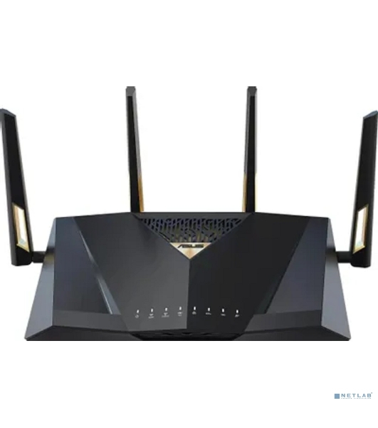 Маршрутизатор ASUS RT-BE88U, черный/желтый, 90IG08V0-MO3N0V