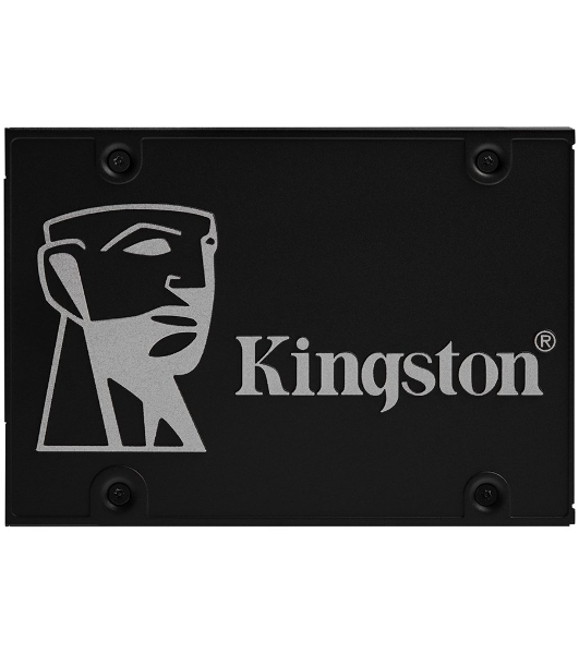 Накопитель SSD Kingston KC600, 2Tb, SATA III, 2.5', R/W 550/520