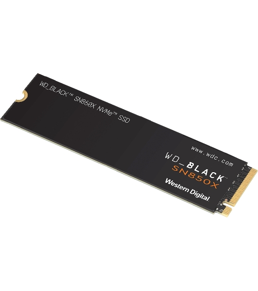 Накопитель SSD WD 1Tb Black SN850X, M.2(22x80мм), NVMe, PCIe 4.0 x4, 3D TLC, R/W 7300/6300Mb/s, IOPs 800 000/1 100 000, TbW 600, DWPD 0.3 (12 мес.)