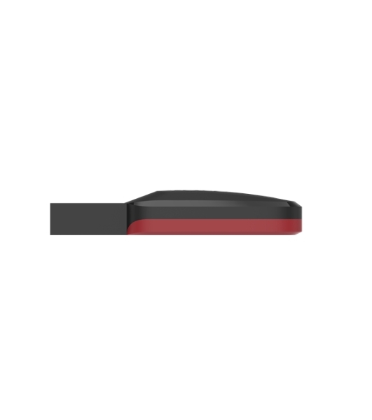 Флешка USB Netac U197 (NT03U197N-064G-20BK), 64Gb, USB 2.0, R/W 25/10, черный/красный