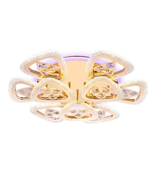 Светильник Ambrella light FA2923 GD золото 138W 600*600*130 (ПДУ РАДИО 2.4)